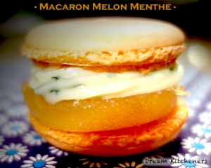 Macaron melon menthe